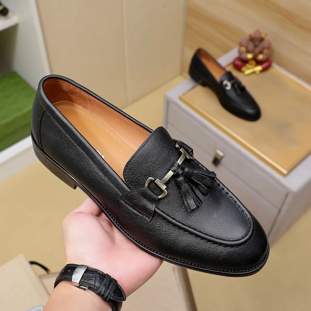 Men's men's shoes💰480💰💰🎩🎩🔥🔥Gucci GUCCI official website men's business formal leather shoes updated💥Hong Kong counters synchronize new styles💥completely one-to-one replica shipment👍zero gap in counter quality 0⃣️all made of imported cowhide with original hardware buckles➕🐂leather lining, color, code matching 38-45(46.Customized)